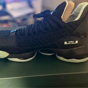 Nike Black and White LeBron Sneakers